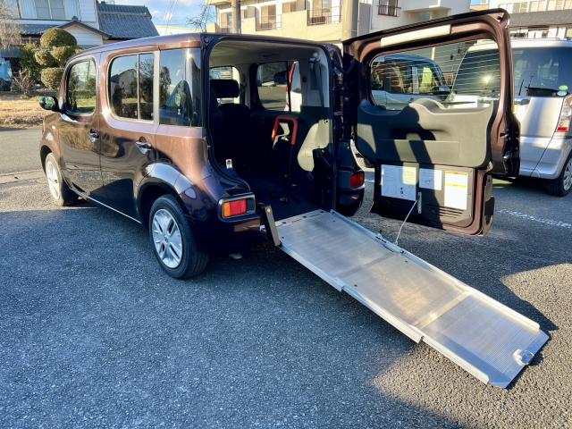 福祉車両レンタカー ニッサン キューブ 福祉車両 スローパー 車いす移動車